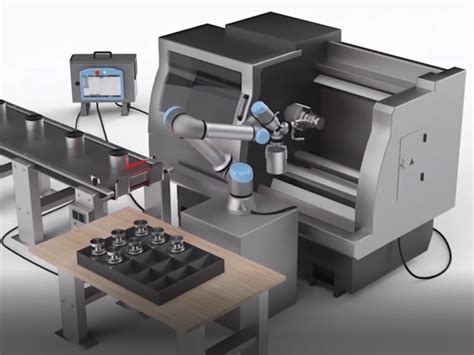 robotic cnc machine tending|universal robot machine tending.